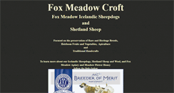 Desktop Screenshot of fox-meadow.com